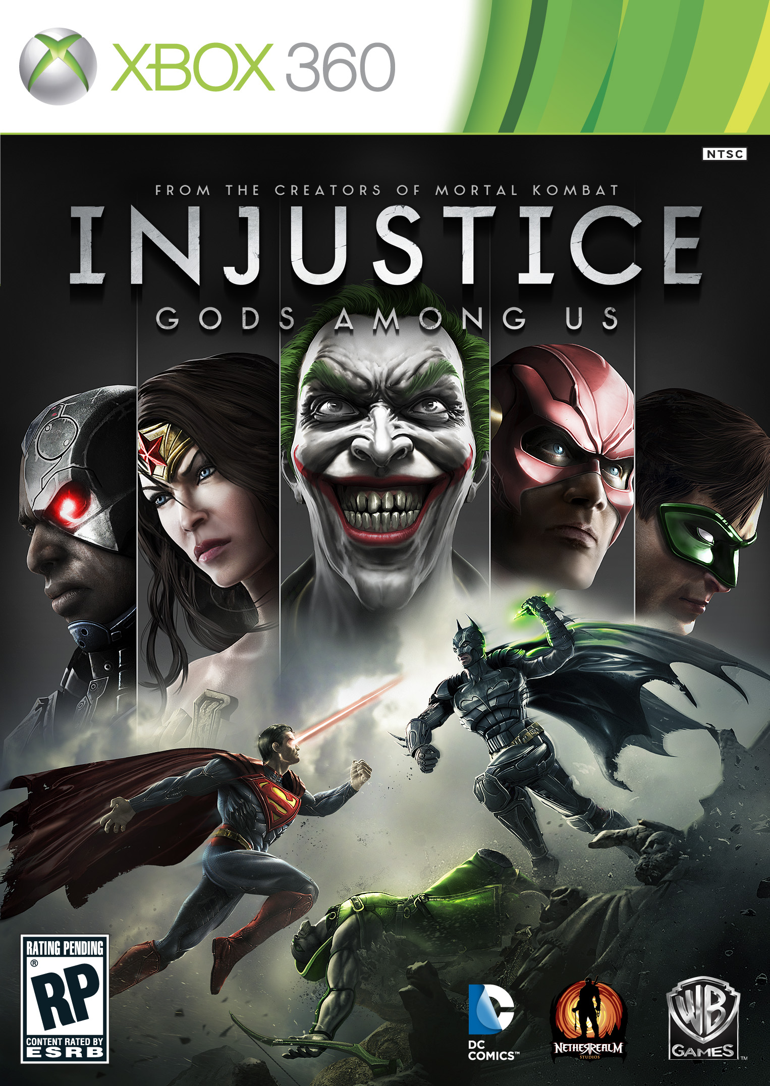 Injustice: Gods Among Us Xbox 360 Cover